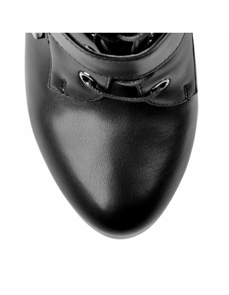 Punk Buckle Strap Platform High Heels Ankle Boots