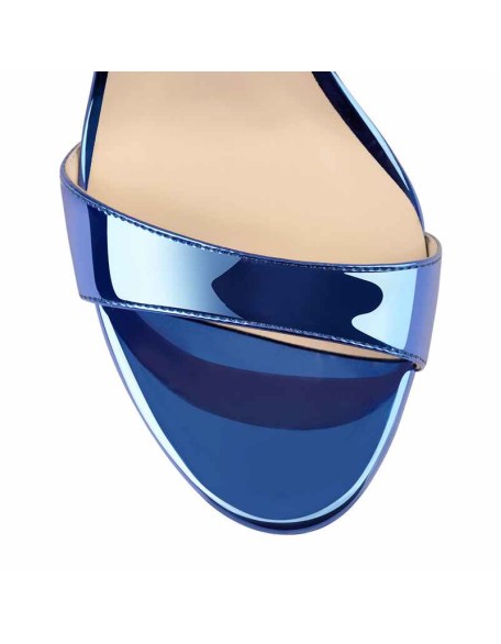 Ankle Double Buckle Strap Platform Stiletto High Heels Sandals