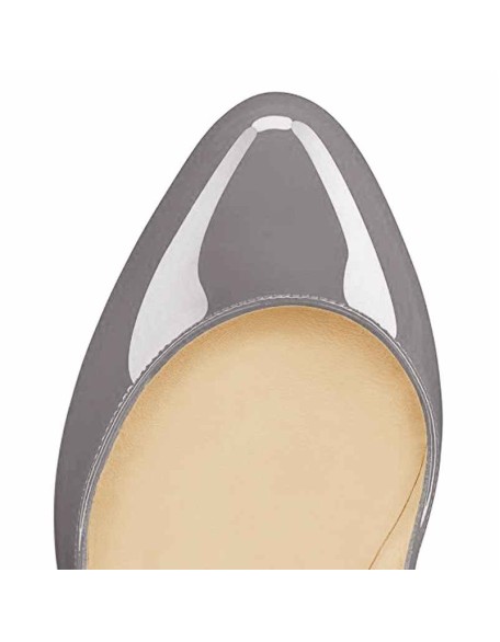 Platform Round Toe Pumps Chunky Heels Pumps