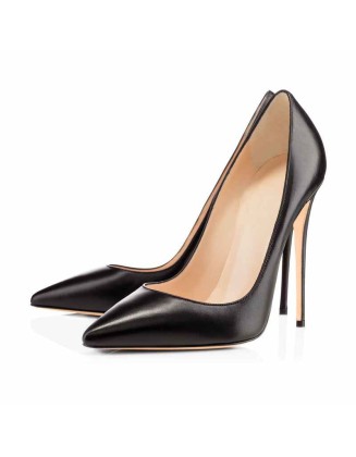8cm 10cm 12cm Matte Pointed Toe Slip On High Heel Pumps