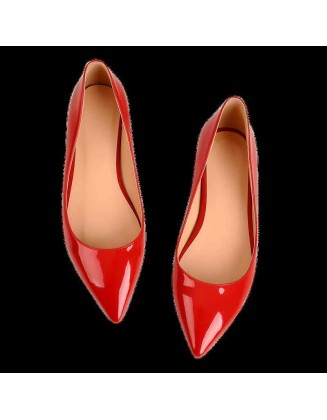 Red Daily Flat pumps