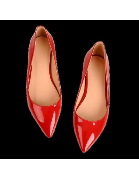 Red Daily Flat pumps