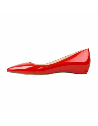 Red Daily Flat pumps