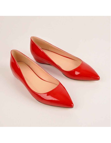 Red Daily Flat pumps