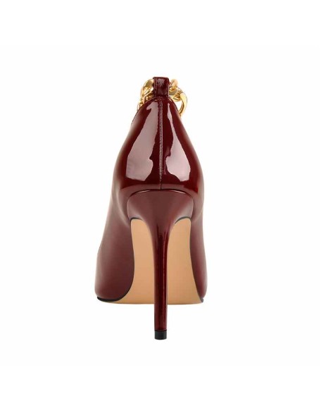 10cm Patent Leather Pointed Toe Pumps
