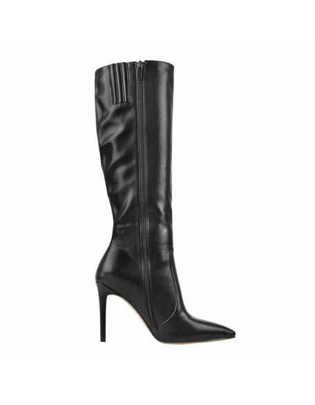 Pointed Toe Stiletto Zip Knee High Boots