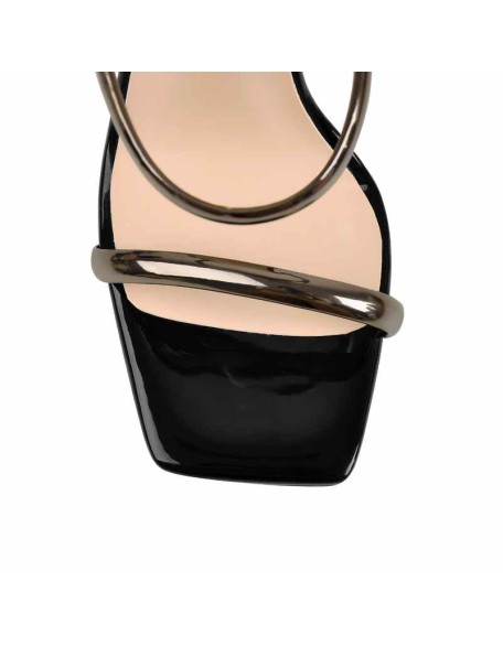 Square Toe High Heel Stiletto Sandals