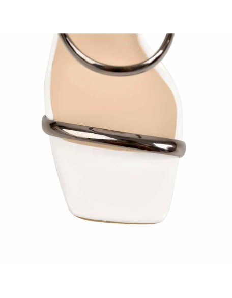 Square Toe High Heel Stiletto Sandals