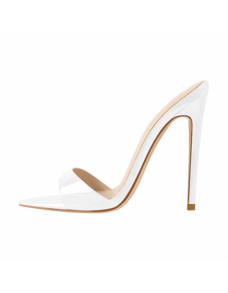 Rose Gold  High Heel Stilettos Sandals