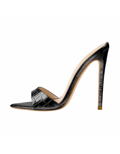 Rose Gold  High Heel Stilettos Sandals