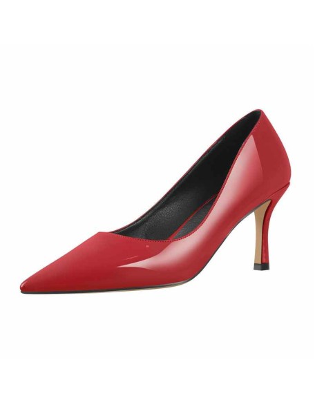 Pointed Toe Large Size Low Heel Daily Pumps