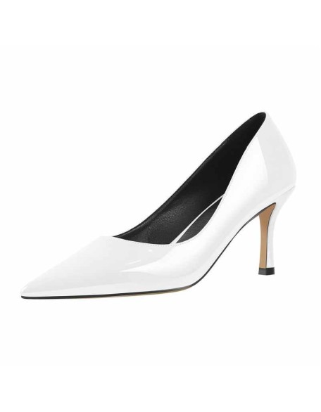 Pointed Toe Large Size Low Heel Daily Pumps