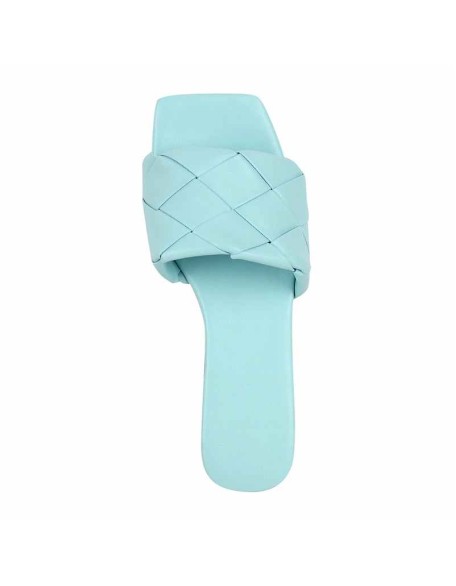 Open Toe Slip on Flat Sandals Mules