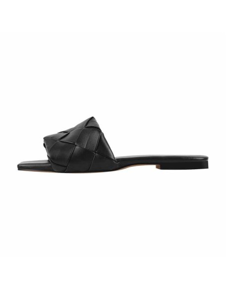 Open Toe Slip on Flat Sandals Mules