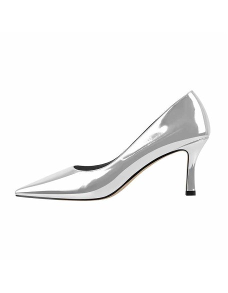 Colorful Pointed Toe Large Size Kitten Heel Daily Pumps