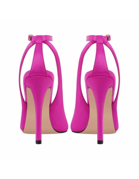 Peep Toe High Heel Ankle Strap Buckle Sandals