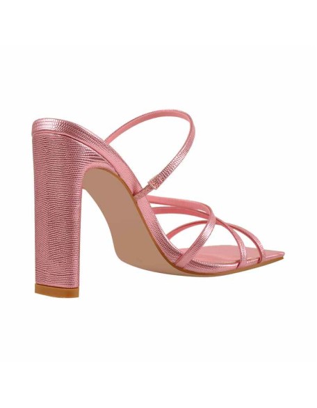 Slingback Chunky High Heel Sandals