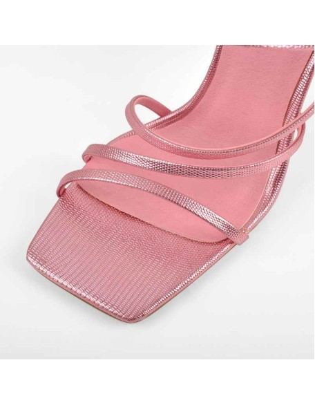 Slingback Chunky High Heel Sandals