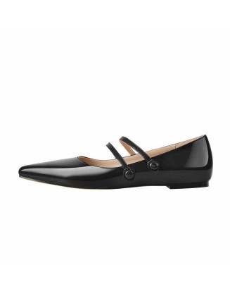 Mary Jane Double Strap Retro Flats