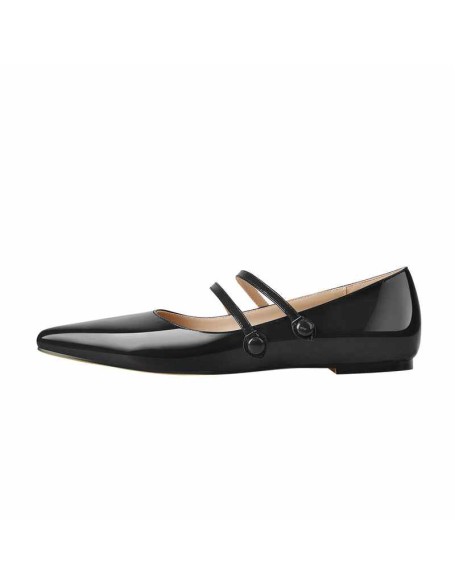 Mary Jane Double Strap Retro Flats