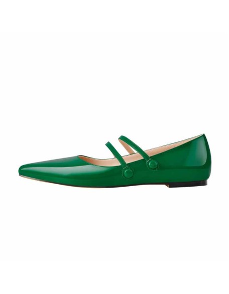 Mary Jane Double Strap Retro Flats
