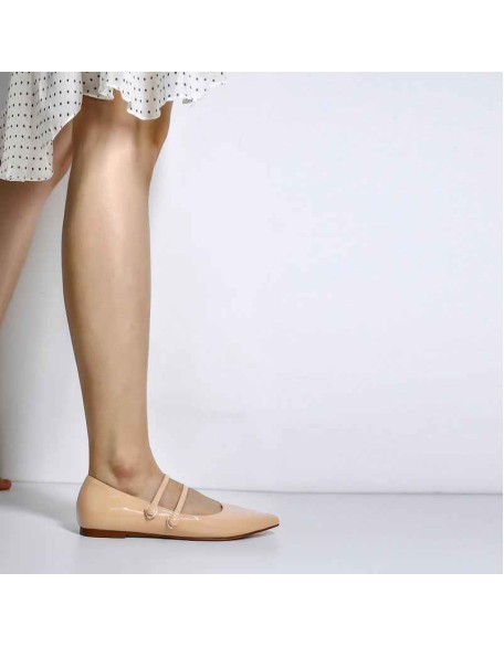 Mary Jane Double Strap Retro Flats
