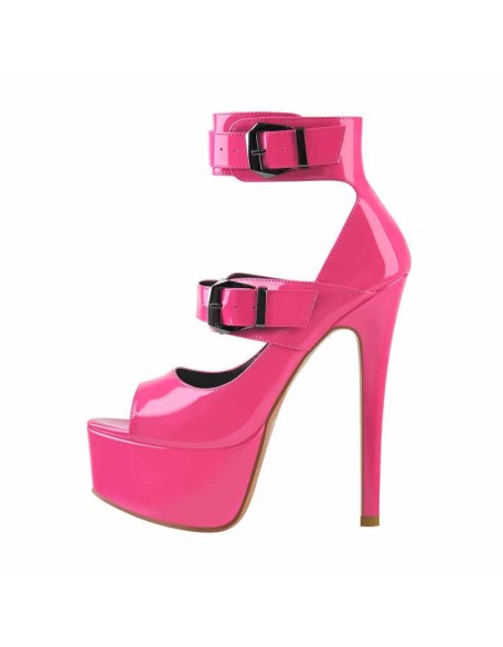 Peep Toe Platform Sandals High Heel Stilettos