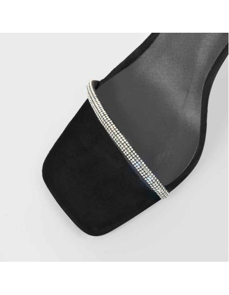 Slingbacks Rhinestones Ankle Strap Stilettos Sandals