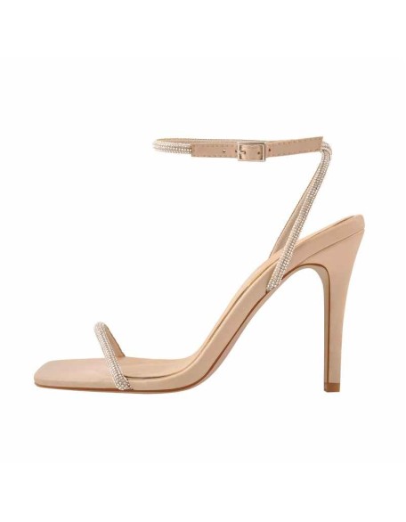 Slingbacks Rhinestones Ankle Strap Stilettos Sandals