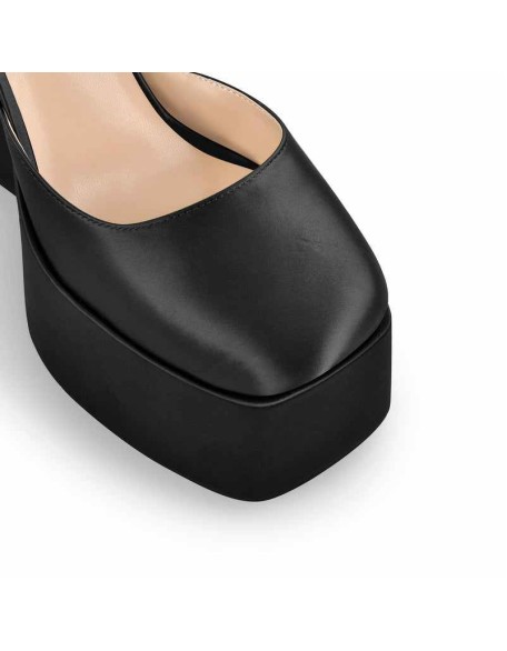 Ankle Strap Chunky Platform Mary Jane Pumps