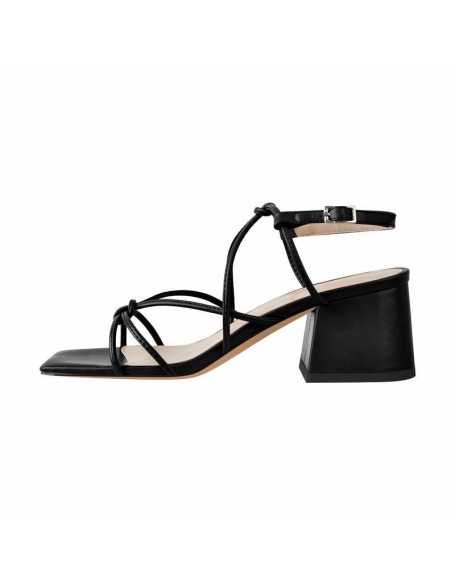 Criss Cross Gladiator Strappy Chunky Heel Sandals