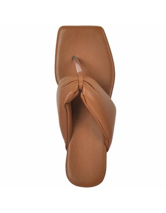 Thong Flip Flops Slippers Chocolate Flats