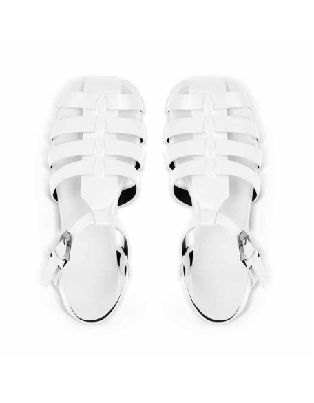 Multiple Colour Square Toe Gladiator Flat Sandals