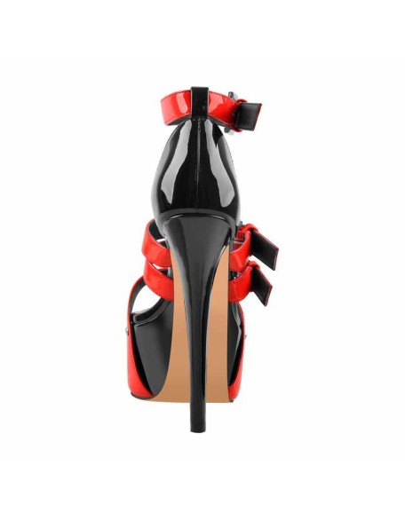 Platform Stiletto High Heels Buckle Sandals