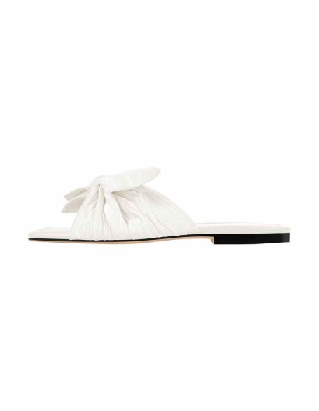 Flat Slip On Sliders Bow Sandals Flats