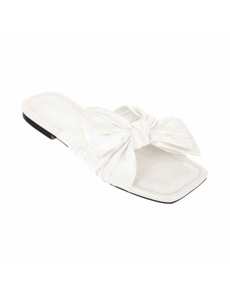 Flat Slip On Sliders Bow Sandals Flats
