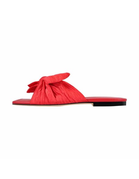 Flat Slip On Sliders Bow Sandals Flats
