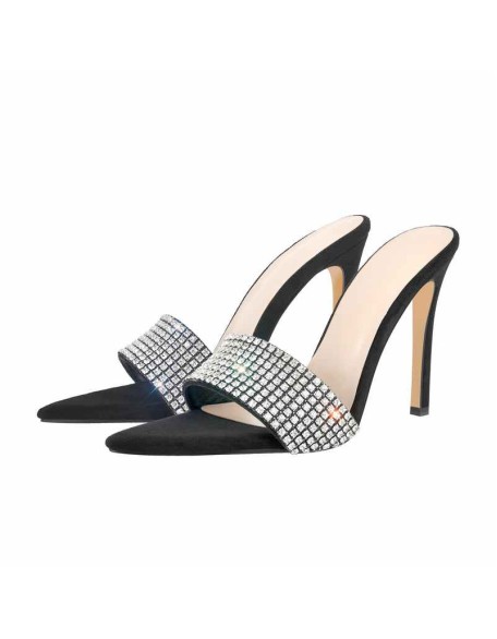 Rhinestone Stilettos High Heel Sandals