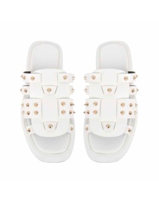 Platform Rivet Stud Flats Flatform Sandals