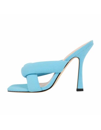 Cross Strap High Heels Open Toe Sandals