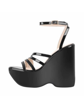 Platform Strappy  Wedge Chunky Sandals
