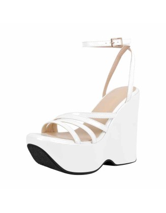Platform Strappy  Wedge Chunky Sandals