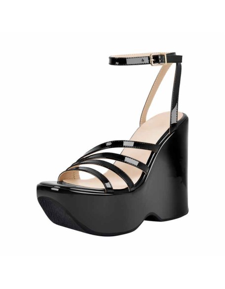 Platform Strappy  Wedge Chunky Sandals