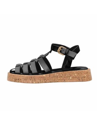 Braid Comfort Strappy Sandals Flat
