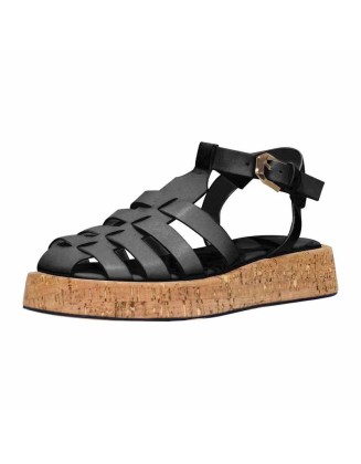 Braid Comfort Strappy Sandals Flat