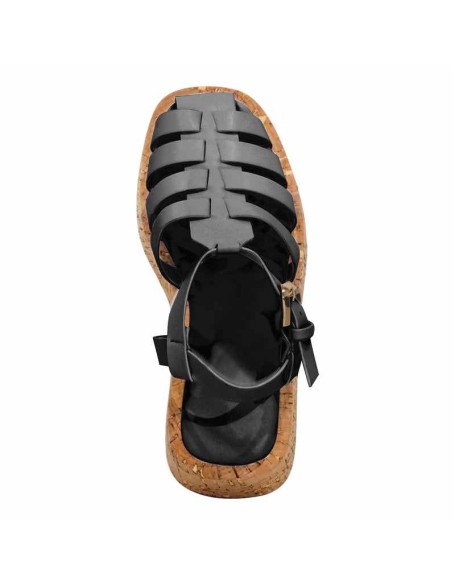 Braid Comfort Strappy Sandals Flat