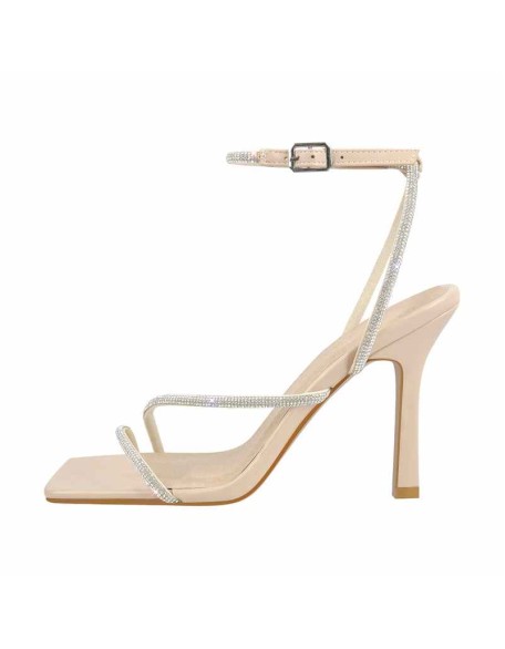 Ankle Rhinestone Strap High Heel Sandals