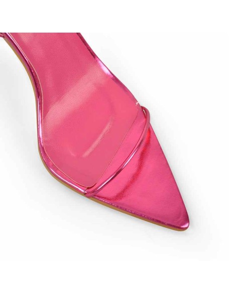 Lace Up Pointed Toe Strappy Sandals Stiletto Heels
