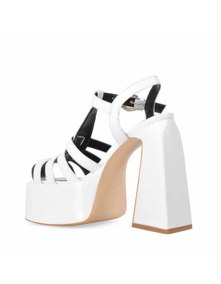 Platform Chunky High Heels Buckle Sandals