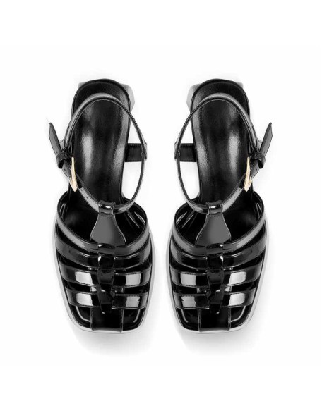 Platform Chunky High Heels Buckle Sandals